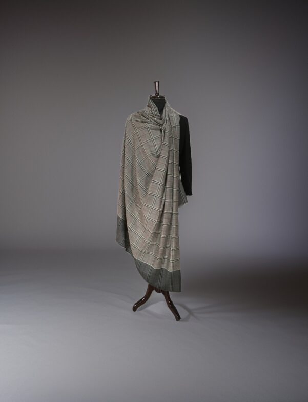 FINE WOOL CHECK LOHI